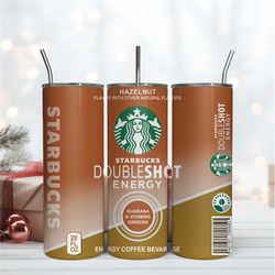 Doubleshot Energy Starbucks 20Oz Tumbler Wrap Sublimation Design, Brand Tumbler Wrap Design