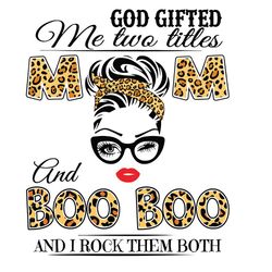 God Gifted Me Two Titles Mom And Boo Boo Svg, Mothers Day Svg, Mom And Boo Boo Svg, Mom Svg, Boo Boo Svg, Mom Boo Boo Sv