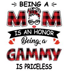 Being A Mom Is An Honor Being A Gammy Is Priceless, Mothers Day Svg, Being A Gammy Svg, Being Gammy Svg, Being A Mom Svg