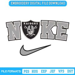 Nike Logo Swoosh Las Vegas Raiders Embroidery Design Download