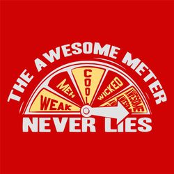 The awesome meter, Trending Svg, Awesome svg, funny svg, Funny shirt, Funny quotes, gift for awesome metter, gift for aw