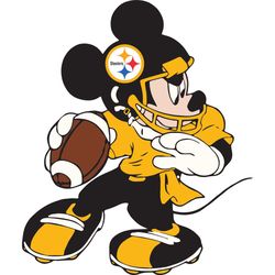 Mickey Mouse Pittsburgh Steelers Football Team NFL Team Bundle Svg, Sport Svg, Pittsburgh Steelers Svg, Pittsburgh Steel