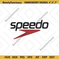 Speedo Swimwear Logo Embroidery Design Download