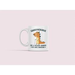 Grandpasaurus Mug, Grandpa Gifts, Funny Grandpa Dinosaur Coffee Cups, Christmas Present for Grampa, Unique Grandpa Gifts
