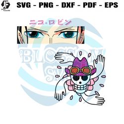 Anime One Piece Robin Nico SVG