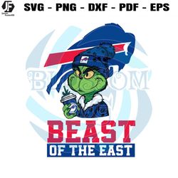 Beast Of The East Grinch Buffalo Bills SVG