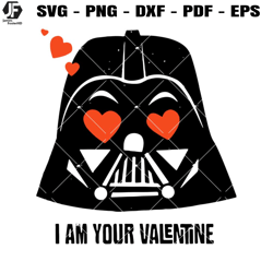 I Am Your Valentine Darth Vader Svg, Star Wars Valentine Svg