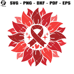 Red Ribbon Week Svg, Red Sunflower Svg, No To Drugs Svg
