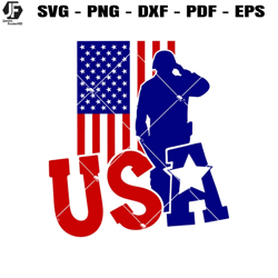 USA Soldier Patriotic 4th Of July Svg, Patriotic American