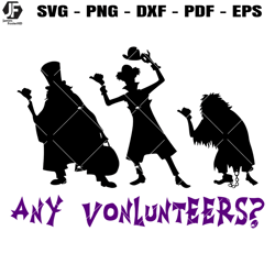 Any Volunteer Svg, Halloween Quote Svg, Ghost Svg