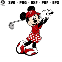 Funny Minnie Golfer Svg, Minnie Mouse Golf Svg, Golf Svg