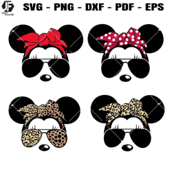 Leopard Red Bandana And Glasses Svg, Family Trip Svg