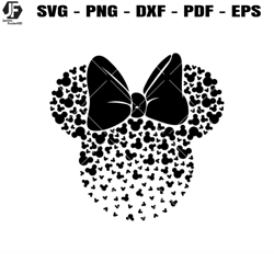 Mouse Heads with Bowtes Svg, Mickey Mouse character Svg