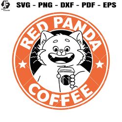 Red Panda Coffee Svg, Turning Red Coffee Svg, Starbucks Svg