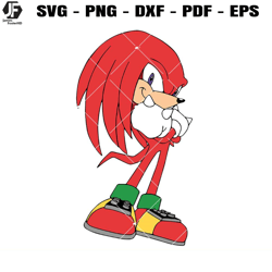 Red Sonic The Hedgehog Svg, Sonic The Hedgehog 2 Svg
