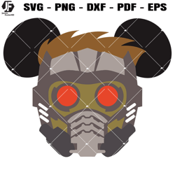 Starlord Mouse Head Svg, Guardian of the Galaxy Svg