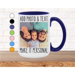 custom mug, personalized coffee mug, personalized mug, gift for her, gift for him, custom photo mug, name mug, personali
