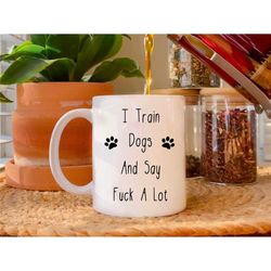 dog trainer mug  dog trainer gift  pet sitter  dog training  dog walker . gift for dog trainer  dog coach gift