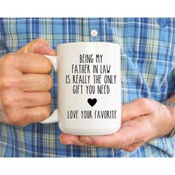 Father In Law Mug, Father In Law Gift, Gifts For Father-In-Law, Gift From Bride, Father Of The Groom Gift, Father In Law