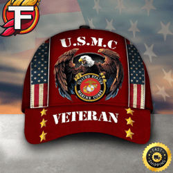 Armed Forces Marine Veteran America Cap