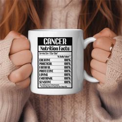 Cancer Coffee Mug, Zodiac Birthday Gift for Her, Horoscope Ceramic Mug 6
