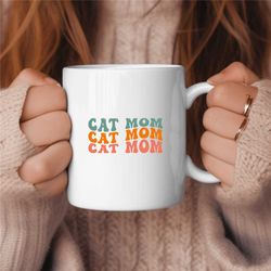 Cat Mom Coffee Mug, Cat Lover Coffee Mug, Birthday Gift, Gift for Her, Cat Lover Gift, Cat Mom Gift, Cat Mama Gift 1