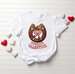 Cowboys Valentine Shirt, Western Valentines Shirt, Valentines Day Shirt, Western Gifts, Couple Cowboy Shirt, Happy Valen