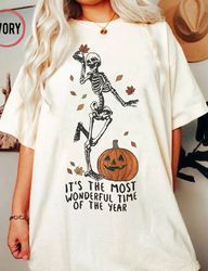 Its The Most Wonderful Time Of The Year Comfort Colors Shirt, Pumpkin