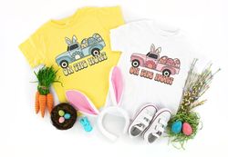 On The Hunt Truck Shirt, Easter Shirt, Easter Truck Shirt, Easter Truck Bunny Eggs Shirt, Easter Couple Shirt, Easter Fa