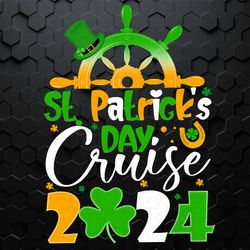Retro St Patrick's Day Cruise 2024 Lucky Shamrock PNG