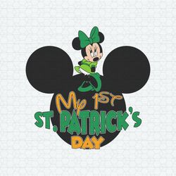 My 1st St Patrick's Day Minnie Mouse SVG