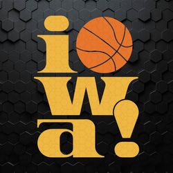 Iowa Basketball Vintage NCAA Team Svg Digital Download