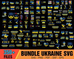 350 Files Bundle Ukraine SVG Peace Love SVG Stand With Ukraine SVG Pray For Ukraine SVG
