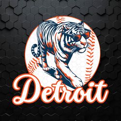 Detroit Baseball Mlb Game Day SVG