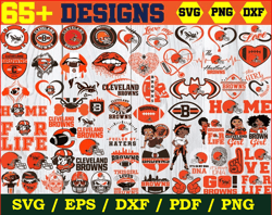 65 Designs Cleveland Browns Football Svg Bundle, Browns Lovers Svg