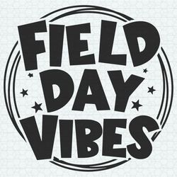 Retro Field Day Vibes Circle PNG