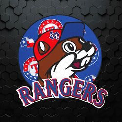 Texas Rangers Cartoon Baseball PNG