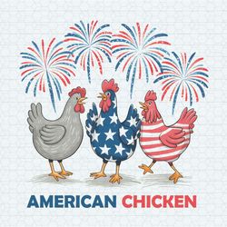 American Chicken Funny 4th Of July PNG