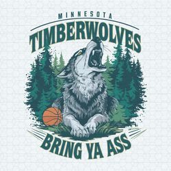 Minnesota Timberwolves Bring Ya Ass Basketball PNG