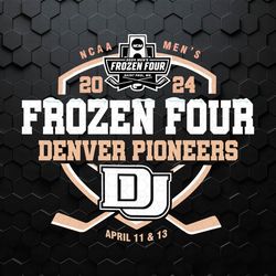 Frozen Four Denver Pioneers 2024 Ncaa Mens SVG
