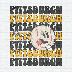 Funny Pittsburgh Baseball Mlb Team PNG