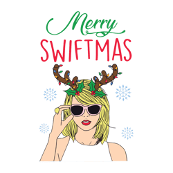Merry Swiftmas Taylor The Eras Tour Svg File, Taylor Christmas Gift