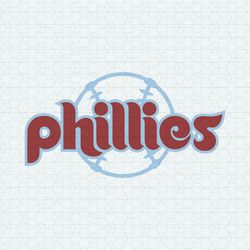 Retro Philadelphia Phillies Baseball SVG