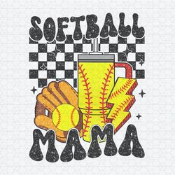 Softball Mama Game Day PNG