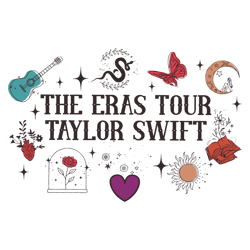 Taylor Swift's Album The Eras Tour Svg Sublimation Download, Taylor Mucsic Lovers