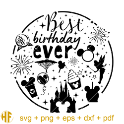Best Birthday Ever Svg, Magical Birthday Svg, Birthday Party