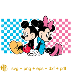 Couple Trip Svg, Family Vacation Svg, Mouse and Friend Svg