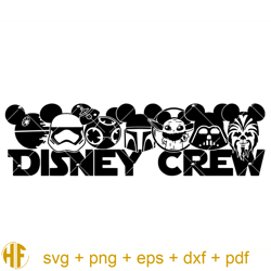 Disney Crew Svg, Star wars Crew Svg, Star Wars Squad Svg
