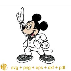 Mickey dance of the 80 Svg, Trendy Mickey Mouse Svg.jpg
