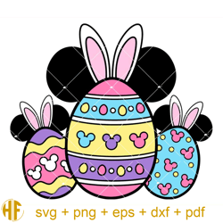 Mickey Easter Eggs Svg, Mickey Mouse Easter Svg, Easter Eggs.jpg